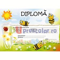diploma pentru prescolari, grupa albinutelor - dpa26
