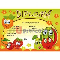 diploma cu fructe vesele - dtp04
